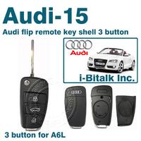  Audi flip remote key shell 3 buttpn