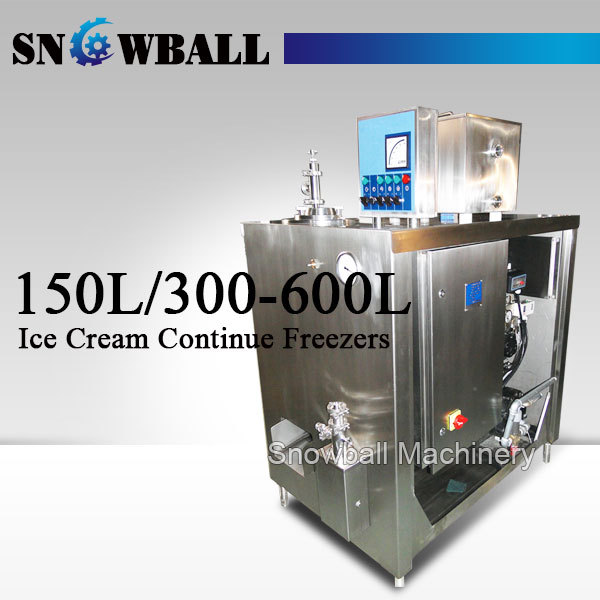 300L to 600L Ice Cream Continue Freezer