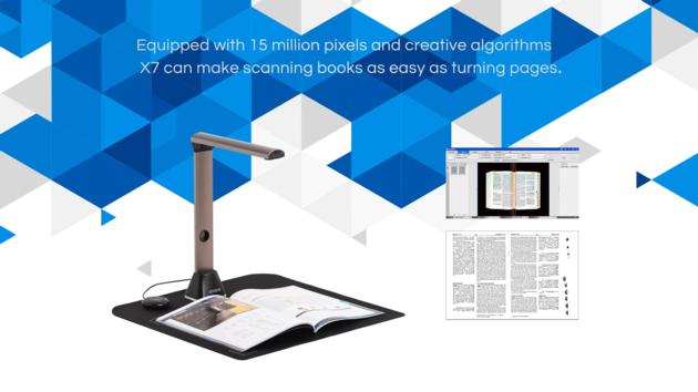 MEGASCAN PRO X7 | SMART AUTOMATIC HIGH SPEED BOOK CAMERA SCANNER