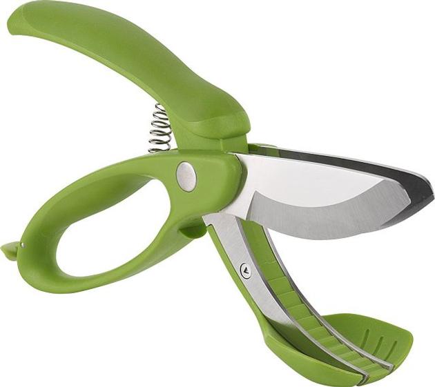 Popular convenient fruit cutting salad shears vegetable scissors with soft grip handle