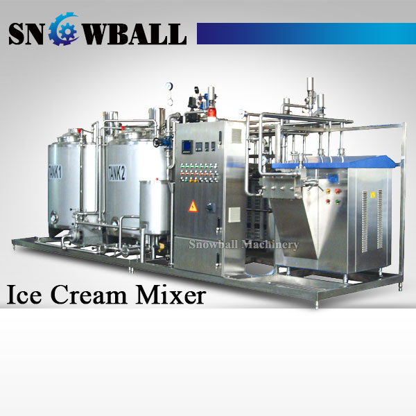 ice cream mixing plant