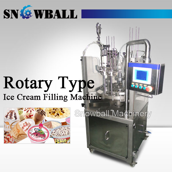 rotary ice cream filling machine