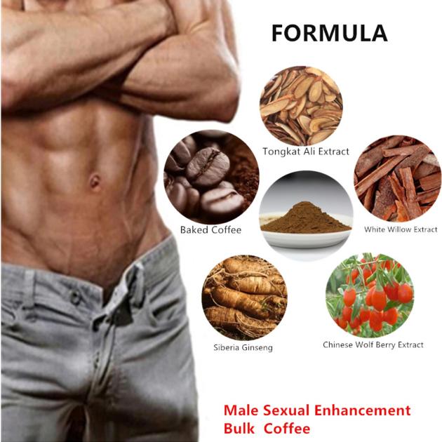 ViG Black Coffee Powder- Natural Male Sex Enhancement Tongkat Ali Formula Powder at factory price