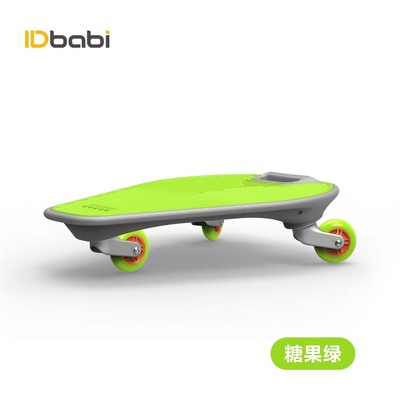 IDbabi Wiggleboard green skateboard 6+ ABS+PU flash wheel