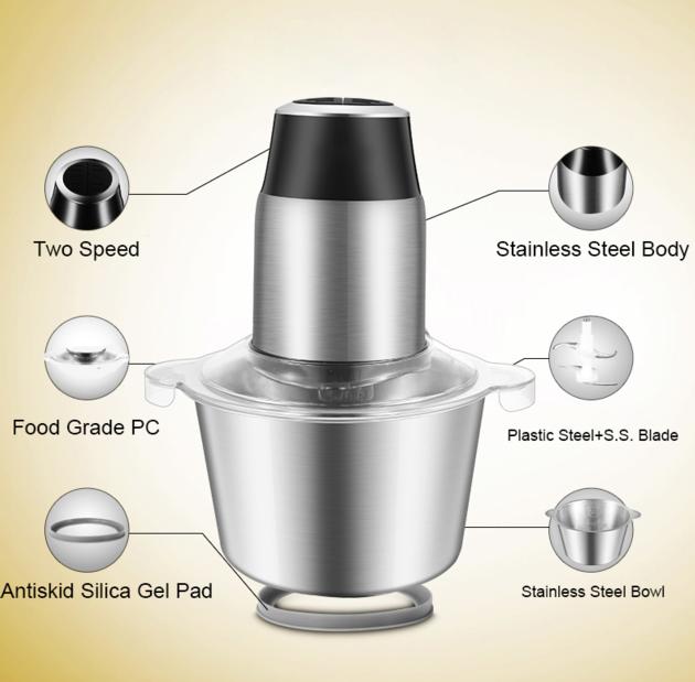 Ideamay Home 400w Electric Stainless Steel