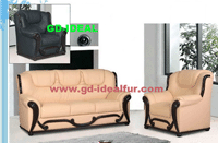 Leather sofa(IDU-0912)