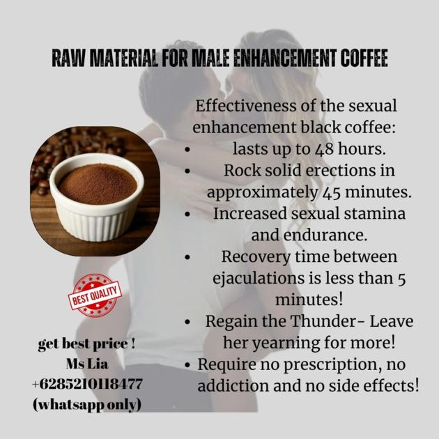 Enhance Your Offering with Our Male Enhancement Black Coffee Raw Material