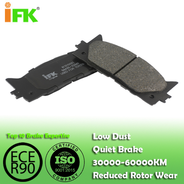 0446533440/0446506080/GDB3429 Semi-metallic/Low-metallic/NAO/Ceramic Disc brake pad manufacturer