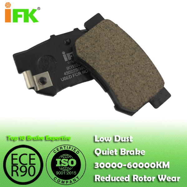 43022SG0G00/GDB3175/GDB774/D365 Semi-metallic/Low-metallic/NAO/Ceramic Disc brake pad manufacturer
