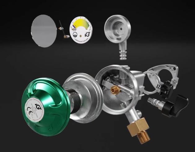 High Pressure Gas Regulator