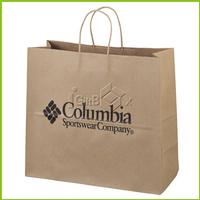 Kraft Paper Bag with Twist Handle for Shopping