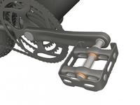 Plastics bearings in Pedals