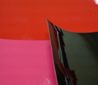 High Glossy Synthetic Leather For Ice Skate Shoe