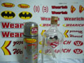 Non-film decal logo transfer printing