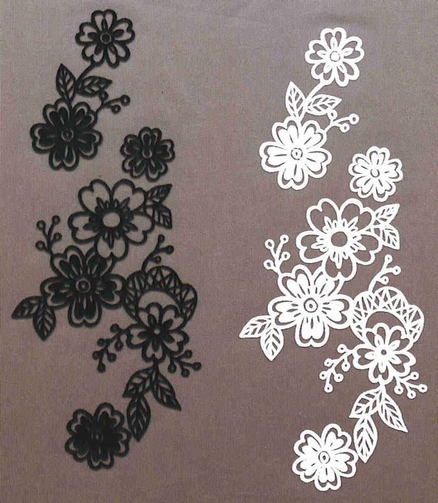 3D Flock Heat Transfers With Iron