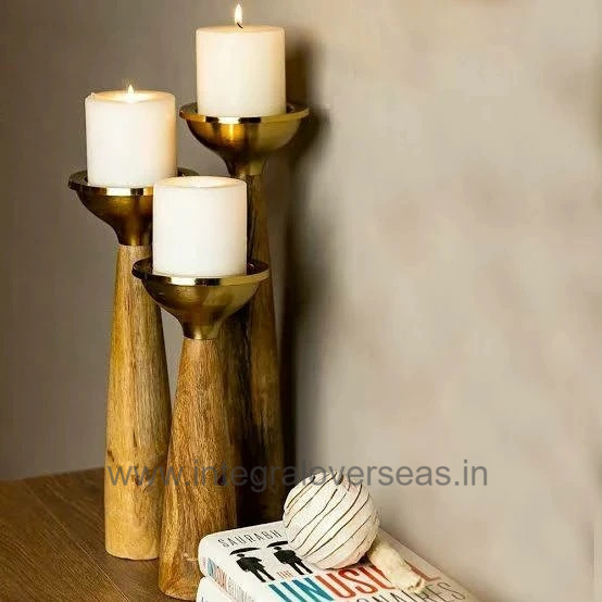Wooden Candleholder