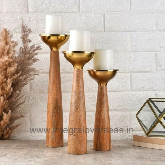 Wooden Candleholder