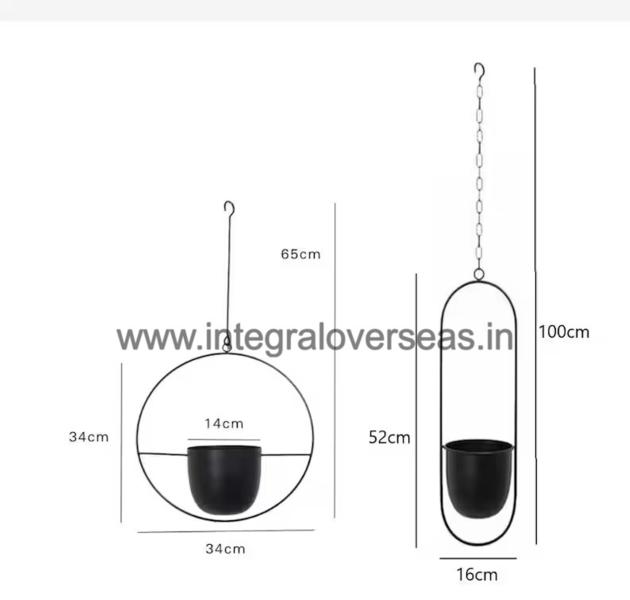 Metal Hanging Planter