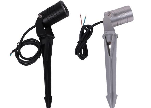 3W Water Proof Outdoor LED Garden Lights Aluminum RGB LED Spike Lights