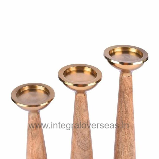 wooden candleholder