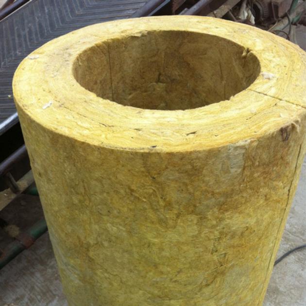 Simple and fast installation Heat Insulation Rock Wool Pipe