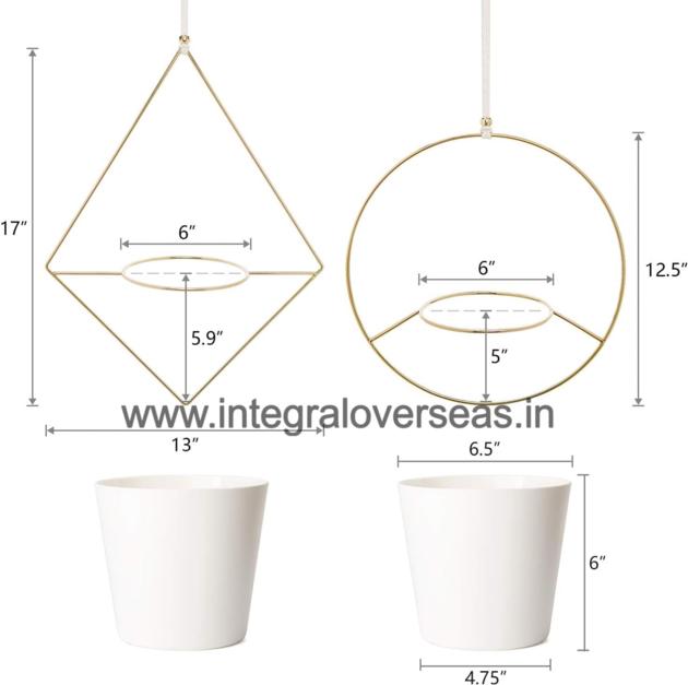 Metal Hanging Planter