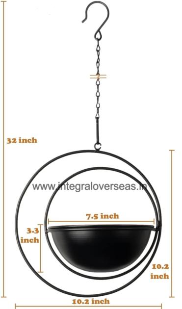 Metal Hanging Planter