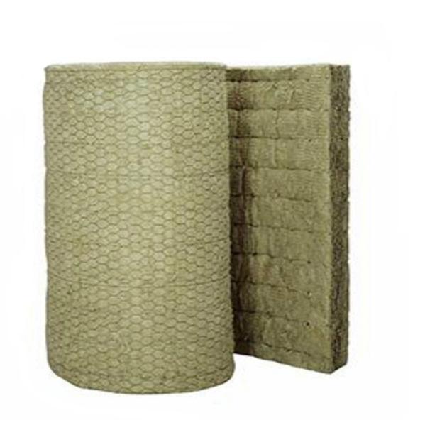 Fire Safety Rock Wool Blanket With Wire Mesh
