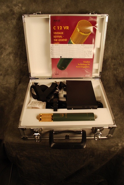  AKG C12 C12VR Tube Microphone Mic Case NEW Complete Used----2500$