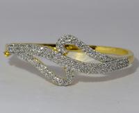 A D designer golden bracelet