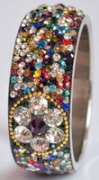 Multi-color charming bangles