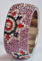 Romantic purple lac bangles
