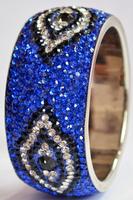 Charismatic blue lac bangles