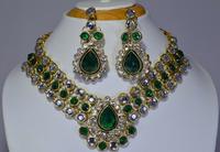  Semi bridal charming Kundan Necklace