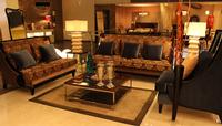 Classical Lounge Sofa, High back chairs and Italian table