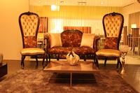 High Back Classic Chair, Sofa and Table