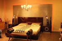 Toreno Bed Set With Side Tables and Dresser Mirror and Italia Deewan 