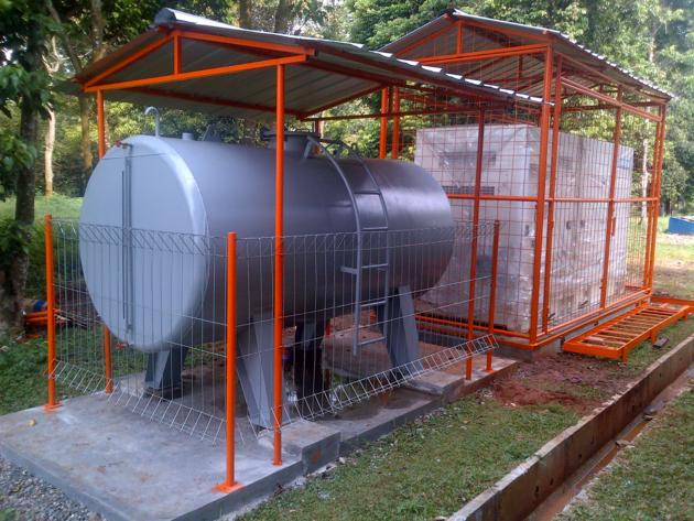 Kerangkeng Genset PT Kharisma Jaya Globalindo