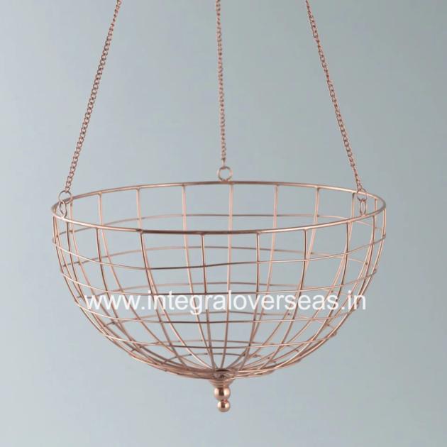 metal hanging planter