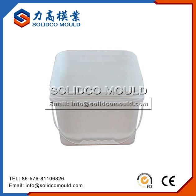 Square Paint Bucket With Lid Mould