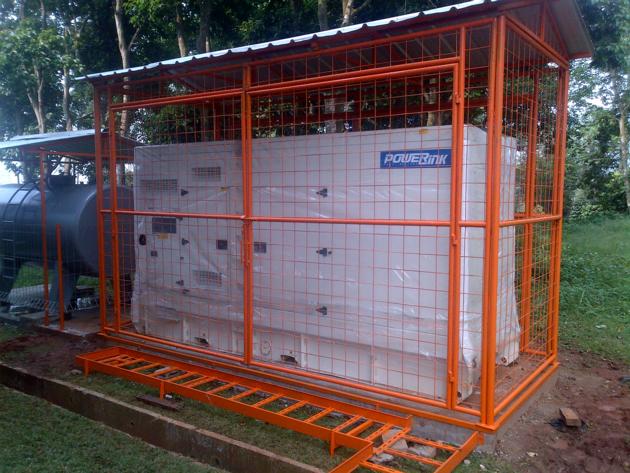 Kerangkeng Genset PT Kharisma Jaya Globalindo
