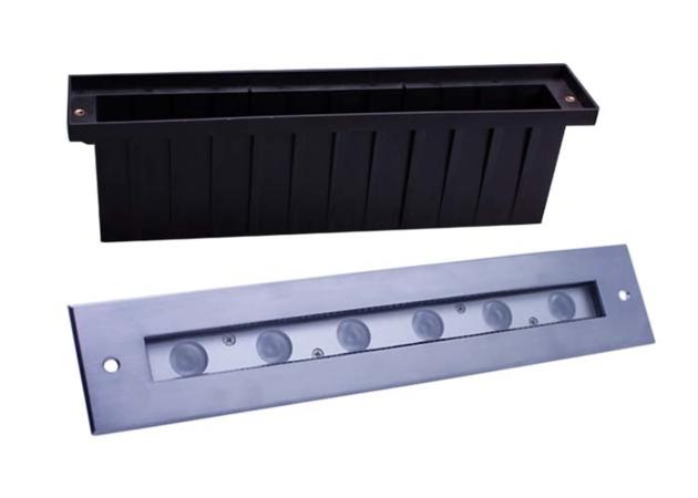 Low voltage 12V RGB 316SS 6X3W led underwater linear light for swimming pool