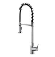 stainless kitchen faucet with pull-out sprayer