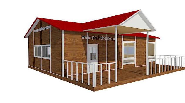 affordable one layer pre-made mobile vacation house,6 rooms ,1 stories