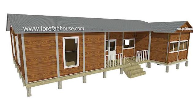 large one layer pre-constructed steel housing