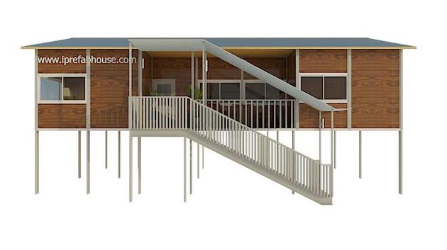 medium-sized one layer panelized steel building