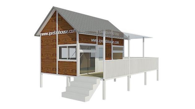 cute one layer pre-constructed light steel building