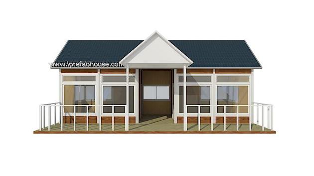minitype one layer pre-manufactured steel garden studio