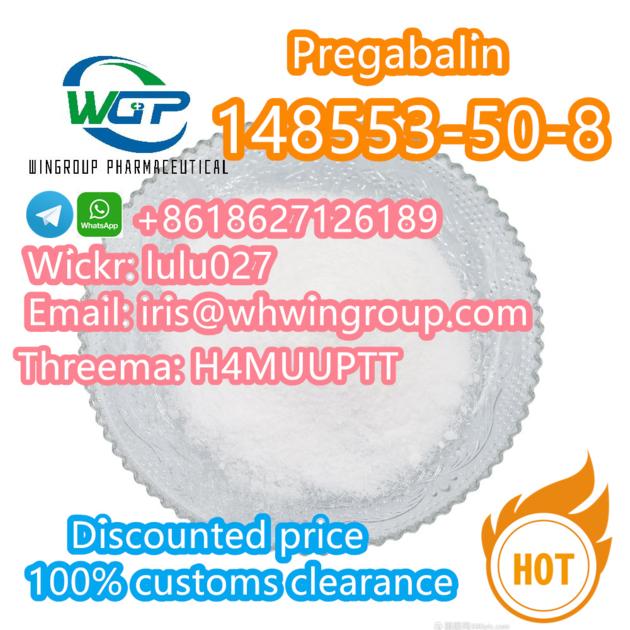 Hot Selling 99% Purity Pregabalin CAS 148553-50-8 in Stock +8618627126189