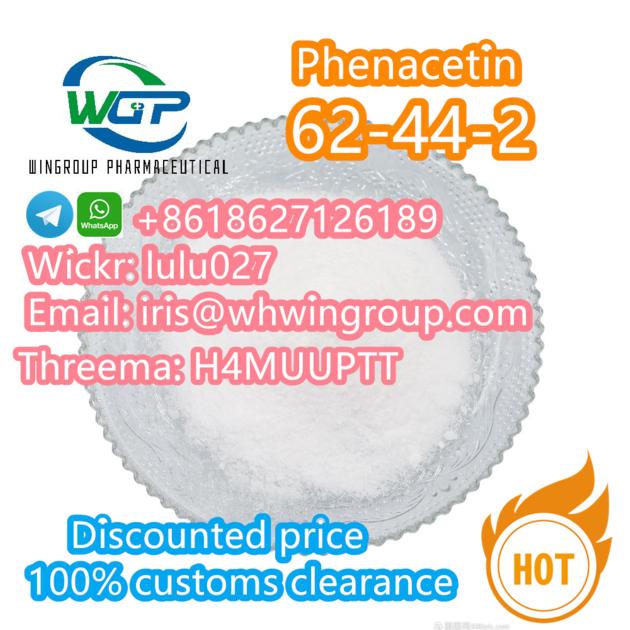 High Quality 99% Purity Phenacetin CAS 62-44-2 with Safe Deliery in Stock